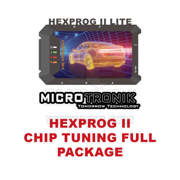 Microtronik - Hexprog II Lite - Licença para pacote completo de ajuste de chip Hexprog II