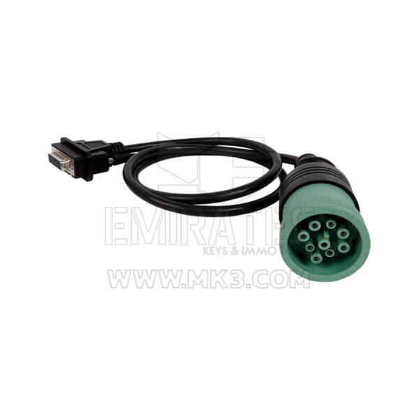 Cavo diagnostico Jaltest Deutsch a 9 pin (SAE 1939) Tipo 2 Verde (V9)