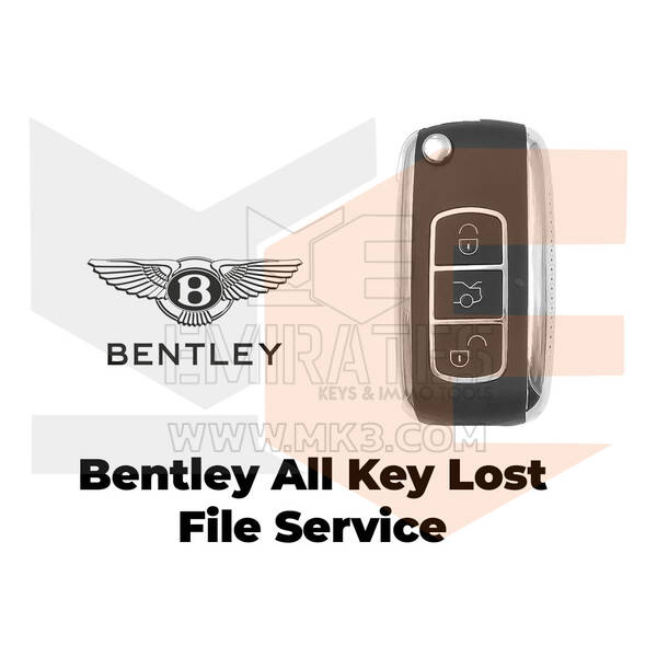 Bentley Tüm Anahtarlar Kayıp Dosya Hizmeti