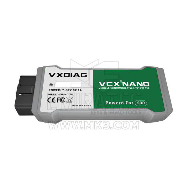 ALLScanner VCX NANO PU100 لأداة تشخيص Land Rover / Jaguar USB JLR SDD