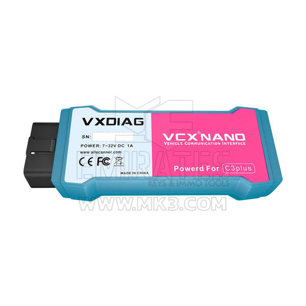 ALLScanner VCX NANO C3 Plus для диагностического инструмента Nissan