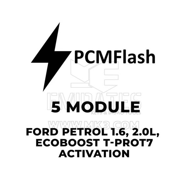 PCMflash - 5 Módulos Ford gasolina 1.6, 2.0L, Activación Ecoboost T-PROT7