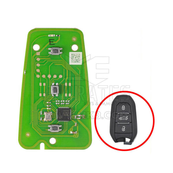 Mando a distancia Xhorse XZPG00EN especial PCB 3 botones exclusivo para Peugeot Citroen DS