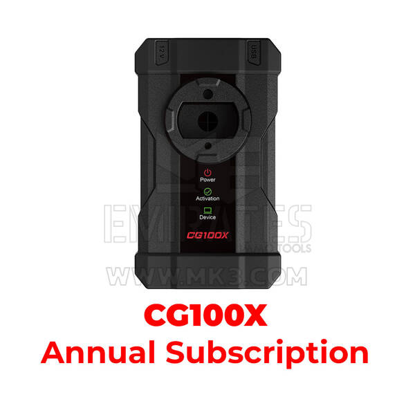 ICDG - Abonnement annuel CG100X