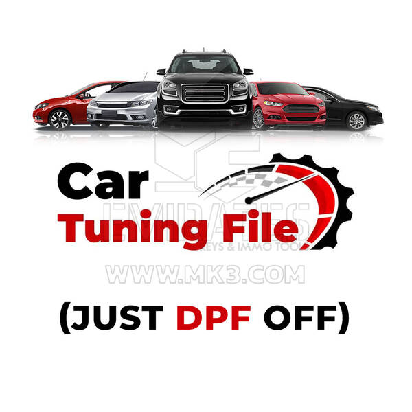Arquivo de ajuste de carro (apenas DPF OFF)