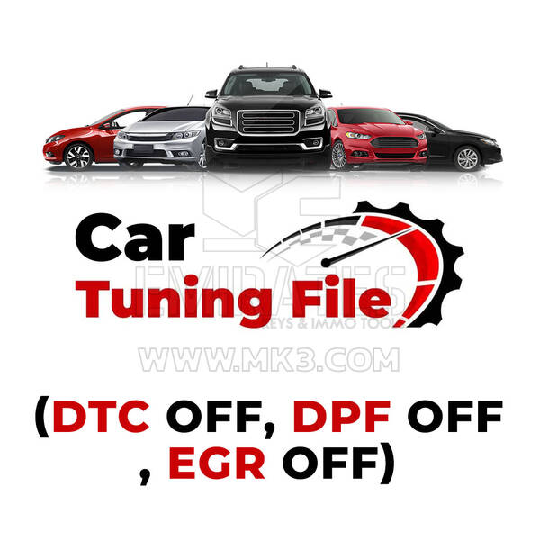 Archivo de tuning del automóvil (DTC APAGADO, DPF APAGADO, EGR APAGADO)