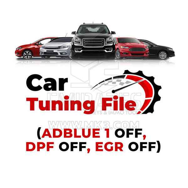 Fichier de réglage de voiture (ADBLUE 1 OFF, DPF OFF, EGR OFF)