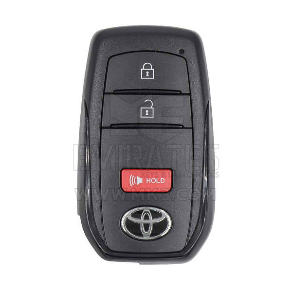 Toyota Sequoia Tacoma 2023 Chave remota inteligente original 2 + 1 botões 314,35 / 312,11 MHz 8990H-0C030