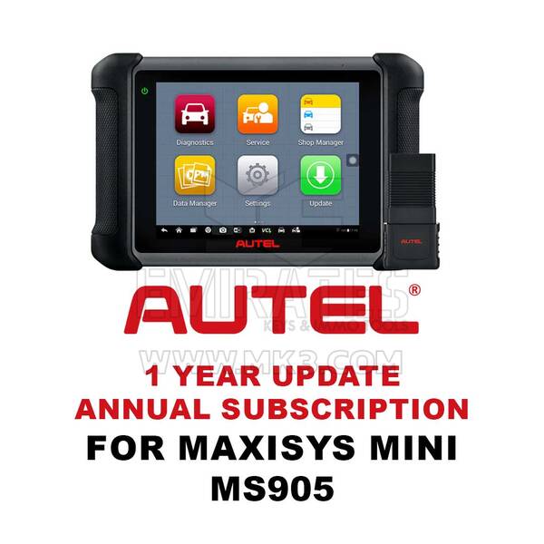 Autel - Abonnement de mise à jour d'un an pour Maxisys Mini MS905