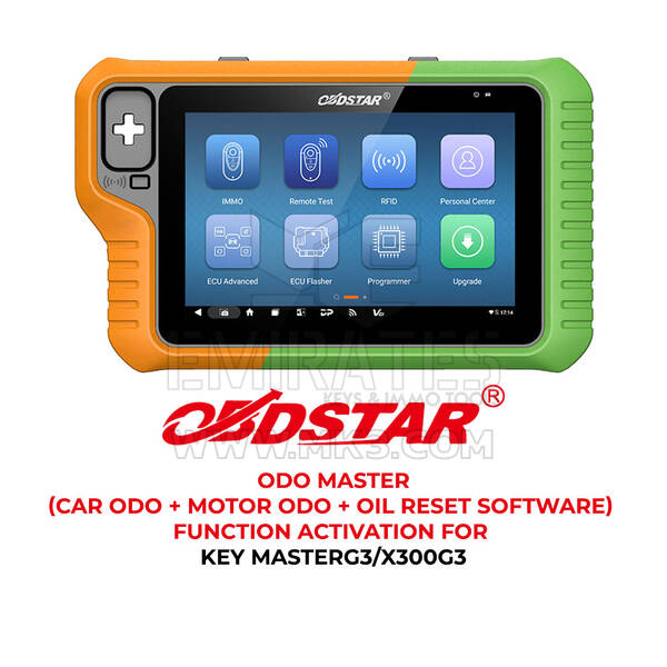 Obdstar - Odo Master (Car Odo + Motor Odo + Oil Reset Software) Function Activation for Key Master G3 / X300G3