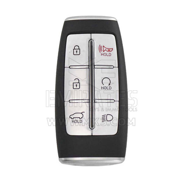 Llave remota inteligente Genesis GV70 2022 de 5+1 botones, 433 MHz, 95440-AR000