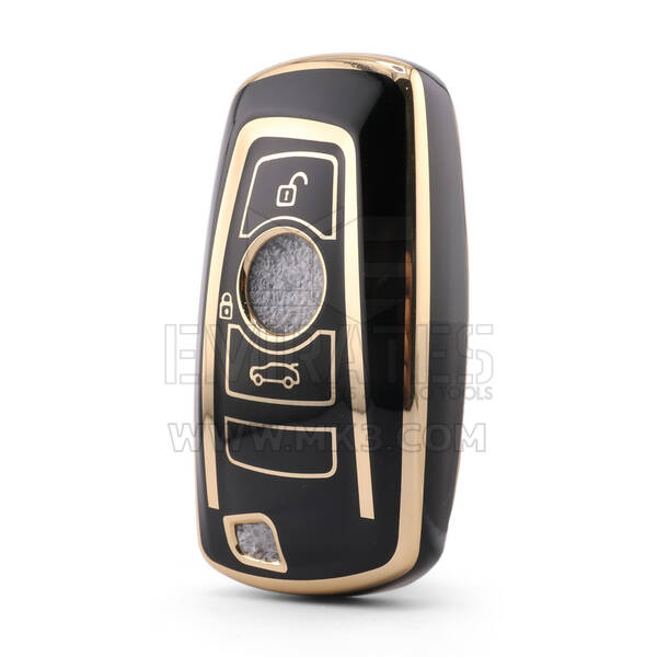 Nano High Quality Cover For BMW Remote Key 3 Button Black Color BMW-A11J3