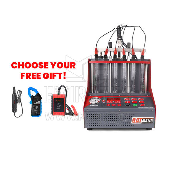 GATmatic GI600 Supports EFI Gasoline Injector Cleaner 6 Cylinder With Gift