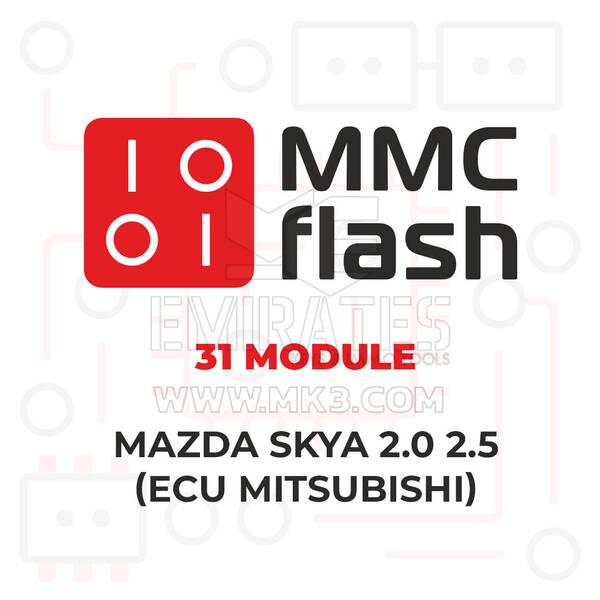 MMCFlash - 31 Module, Mazda SkyA 2.0 2.5 (ECU Mitsubishi)