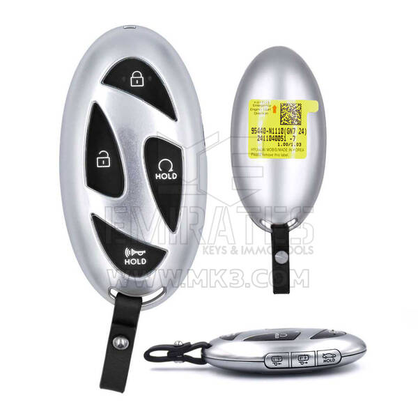 Hyundai Grandeur 2024 Chiave telecomando intelligente originale 6+1 pulsanti 433 MHz 95440-N1110