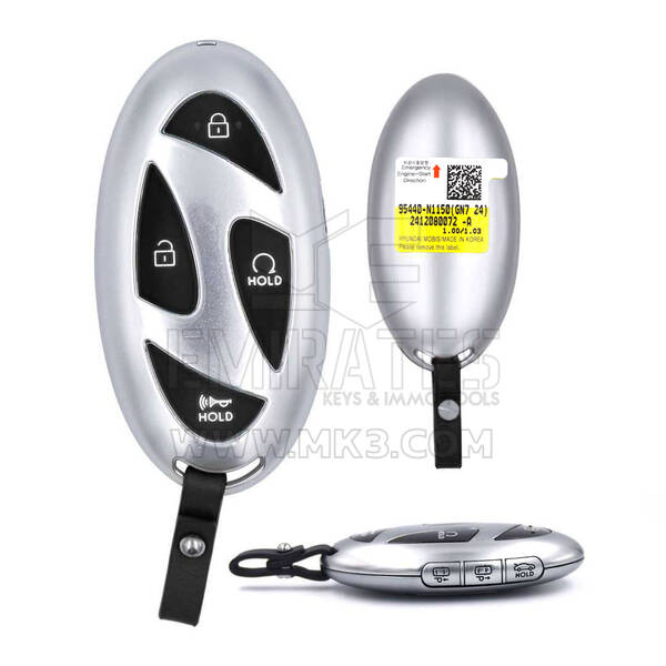 Hyundai Grandeur 2024 Chiave telecomando intelligente originale 6+1 pulsanti 433 MHz 95440-N1150