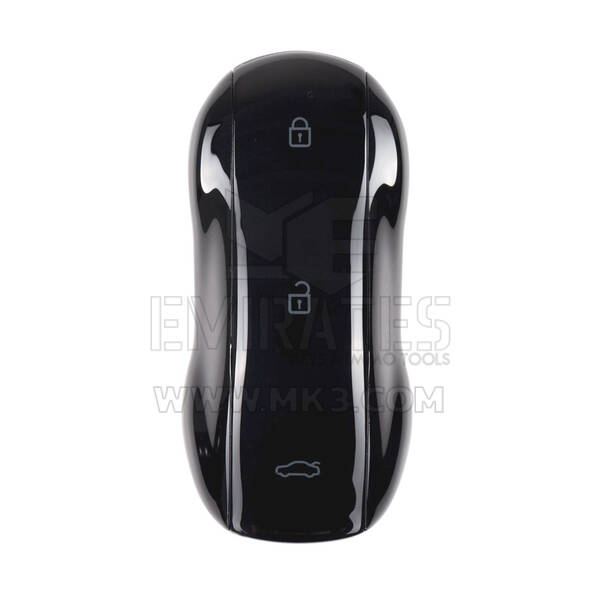 Xhorse Universal XM38 TOY.T Chave Remota Inteligente 3 Botões Preto Brilhante Estilo Supercarro XSSC01EN