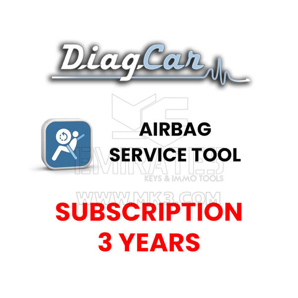 Инструмент для обслуживания подушек безопасности DiagCar Продлить подписку на 3 года