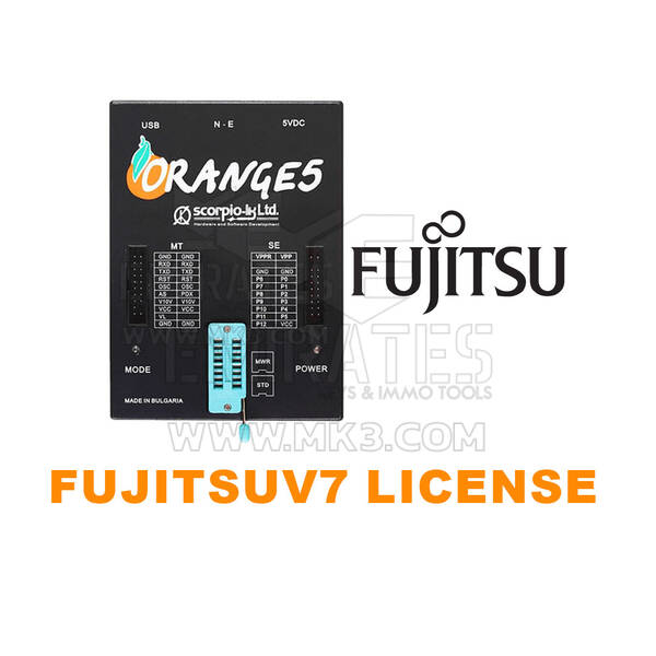 Licença Orange5 Renesas FujitsuV7 para dispositivo programador Orange 5