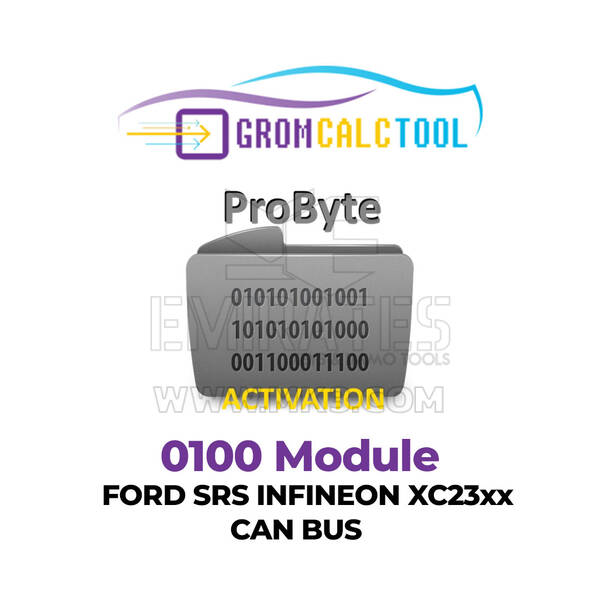 وحدة GromCalcTool 0100 FORD SRS INFINEON XC23xx CAN BUS