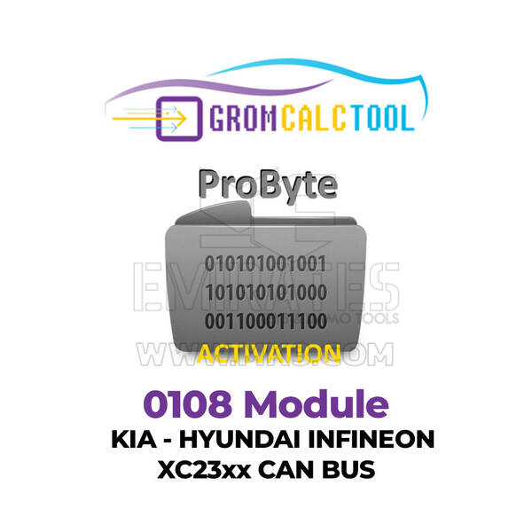 GromCalcTool 0108 Modulo Kia - Hyundai INFINEON XC23xx CAN BUS