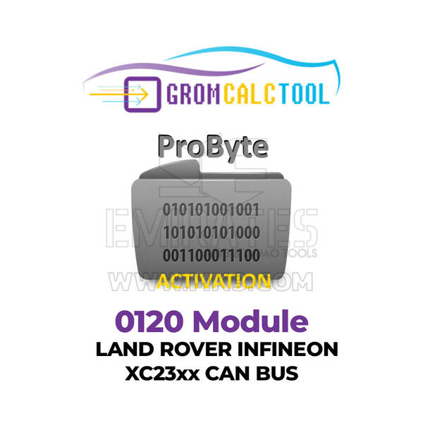GromCalcTool 0120 وحدة Land Rover INFINEON XC23xx CAN BUS