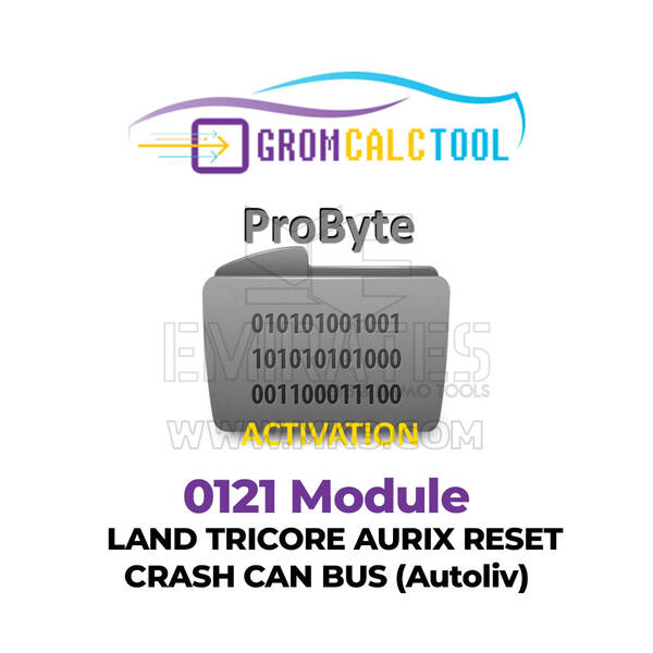 GromCalcTool 0121 وحدة LAND TRICORE AURIX إعادة تعيين تعطل CAN BUS (Autoliv)