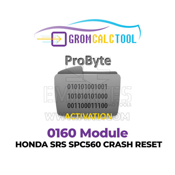 GromCalcTool 0160 Модуль HONDA SRS SPC560 СБРОС АВАРИИ