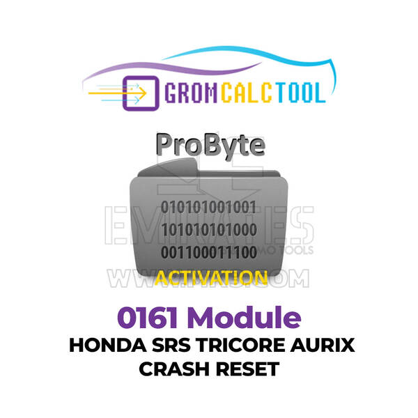 أداة GromCalcTool 0161 وحدة إعادة ضبط الأعطال في سيارة هوندا SRS TRICORE AURIX