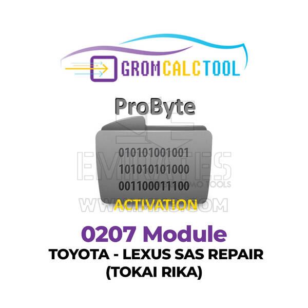 GromCalcTool 0207 Модуль TOYOTA - LEXUS SAS РЕМОНТ (TOKAI RIKA)
