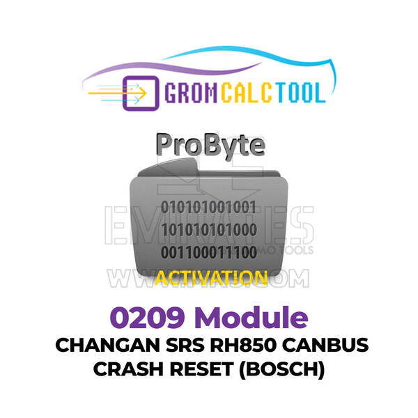 GromCalcTool 0209 Модуль CHANGAN SRS RH850 CANBUS CRASH RESET (BOSCH)