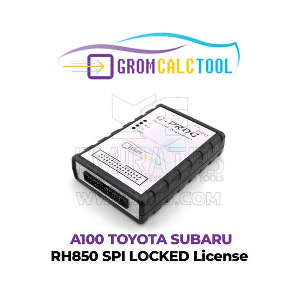 GromCalcTool A100 TOYOTA SUBARU RH850 SPI KİLİTLİ Lisans