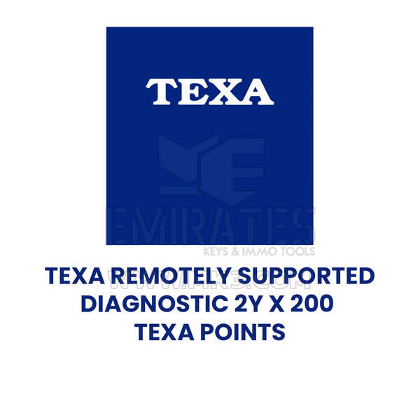 Diagnostic à distance TEXA 2 ans x 200 points Texa