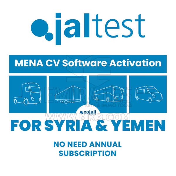 Activation du logiciel JALTEST MENA CV