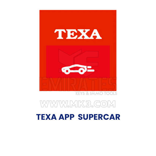 SUPERCOCHE DE LA APLICACIÓN TEXA