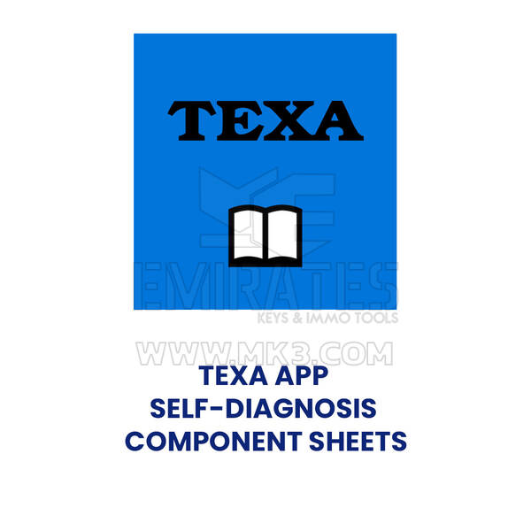 SCHEDE COMPONENTI AUTODIAGNOSI APP TEXA