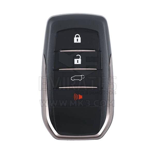 Keydiy KD Универсальный смарт-ключ с дистанционным управлением 3+1 кнопки Toyota Тип ZB35-4 (без канавки для логотипа)