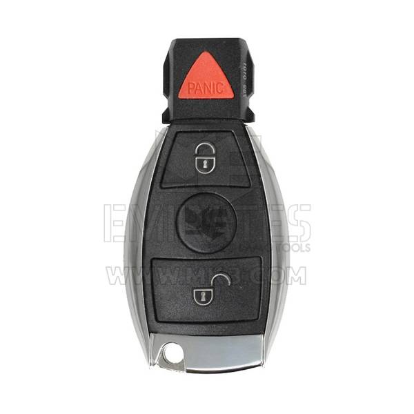 Mercedes BGA Chrome Remote Key Shell 2 + 1 кнопка