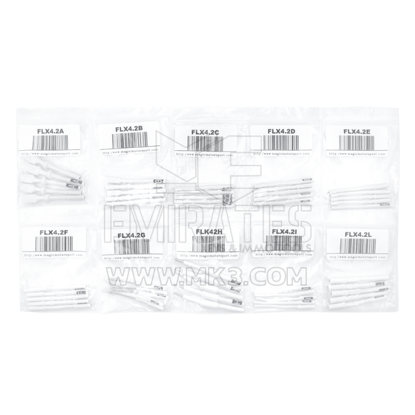 Conjunto de adaptadores de pinos MAGIC FLK42.V02 com 10 peças para FLK35
