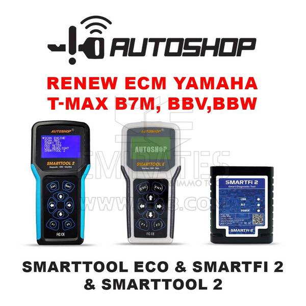 Autoshop Renew ECM Yamaha T-max B7M, BBV,BBW For Smarttool Eco & Smartfi 2  & Smarttool 2