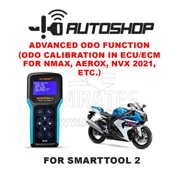 SMARTTOOL 2 İÇİN Autoshop Gelişmiş ODO Fonksiyonu (NMAX, AEROX, NVX 2021 vb. İçin ECU/ECM'de ODO Kalibrasyonu)