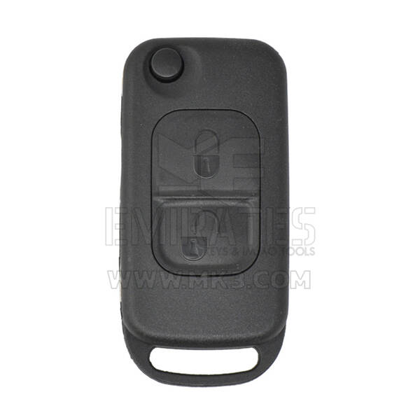 Mercedes Benz Flip Remote Key Shell 2 Botones HU64 Hoja