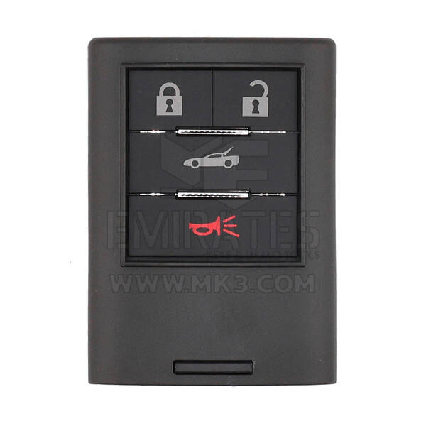 Clé télécommande intelligente d'origine Chevrolet Corvette 2008-2013 3+1 boutons 433 MHz