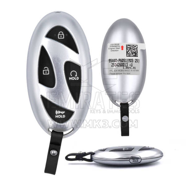 Hyundai Santa Fe MX5 2025 Chave Remota Inteligente Genuína 4+1 Botões 433MHz 95440-P6051