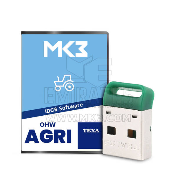 Licence logicielle TEXA IDC6 PLUS OHW AGRI (avec clé HASP) pour PC (P2307000000000)