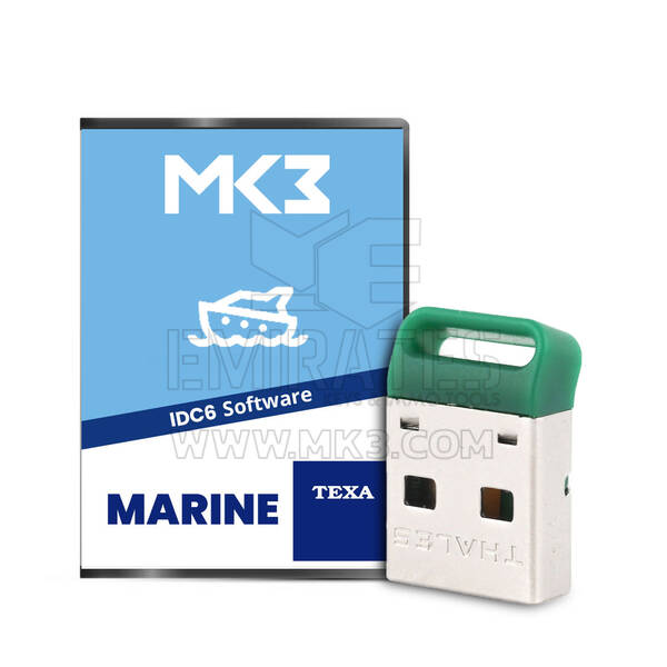 Licence logicielle TEXA IDC6 BASIC MARINE (INCLUSE CLÉ HASP) pour PC (P2109000000000)