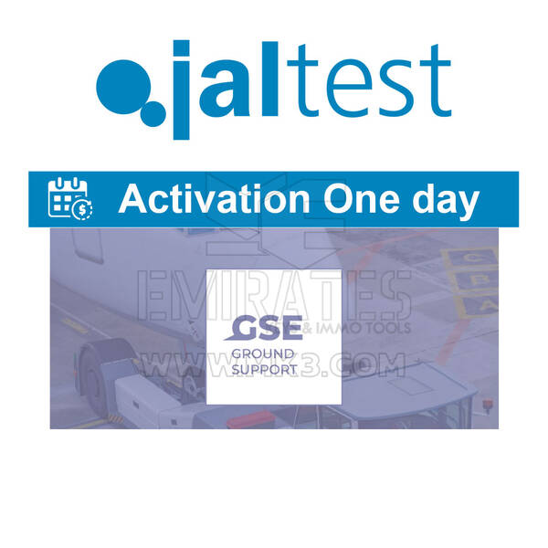 Jaltest - 75201006 GSE Kullanım lisansının aktivasyonu - Bir gün