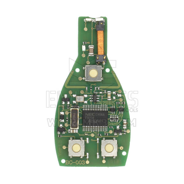 Mercedes be bga llave remota pcb 3 botones 433mhz