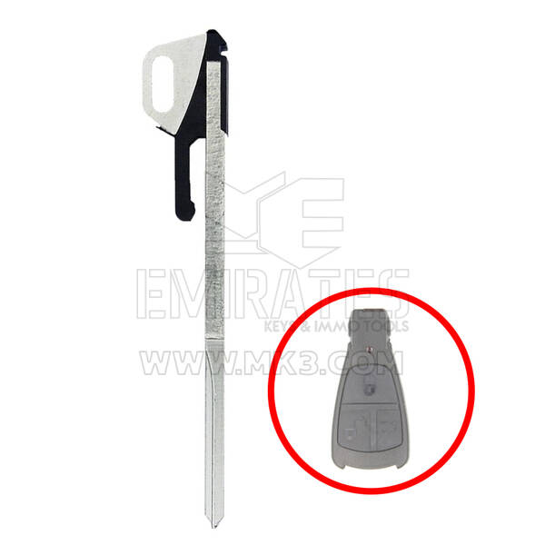 Mercedes Benz Smart Key Remote Blade Small Black HU64