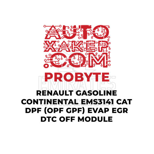 Modulo ProByte Renault Benzina Continental EMS3141 CAT DPF (OPF GPF) EVAP EGR DTC OFF